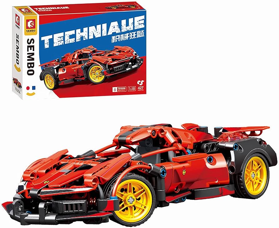 Amazon.co.jp: YuY LuoQI ブロック 車 プレミアムローズレッド